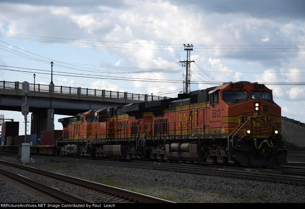 Eastbound stack train